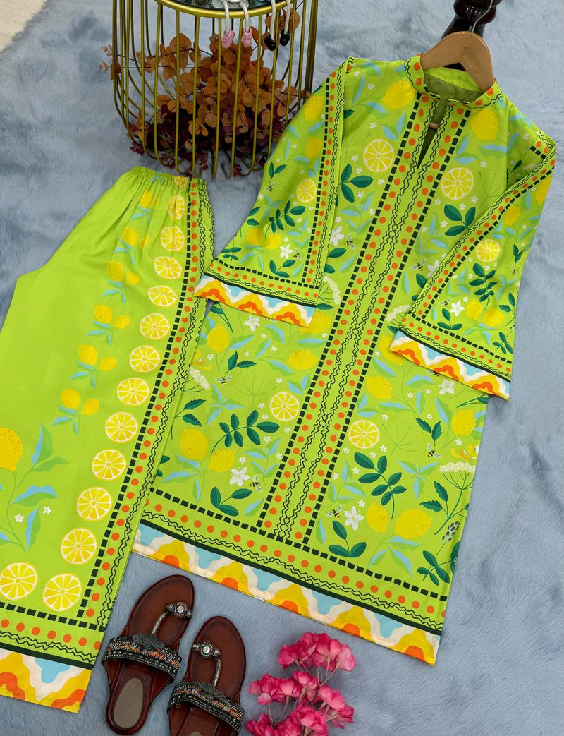 Grand Launch Stylish Crepe Top & Palazzo Set from Kuala Collection
