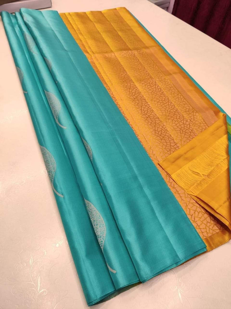 BEAUTIFUL RICH PALLU & JACQUARD WORK SOFT LICHI SILK SAREE COLLECTION BY KUALA COLLECTION