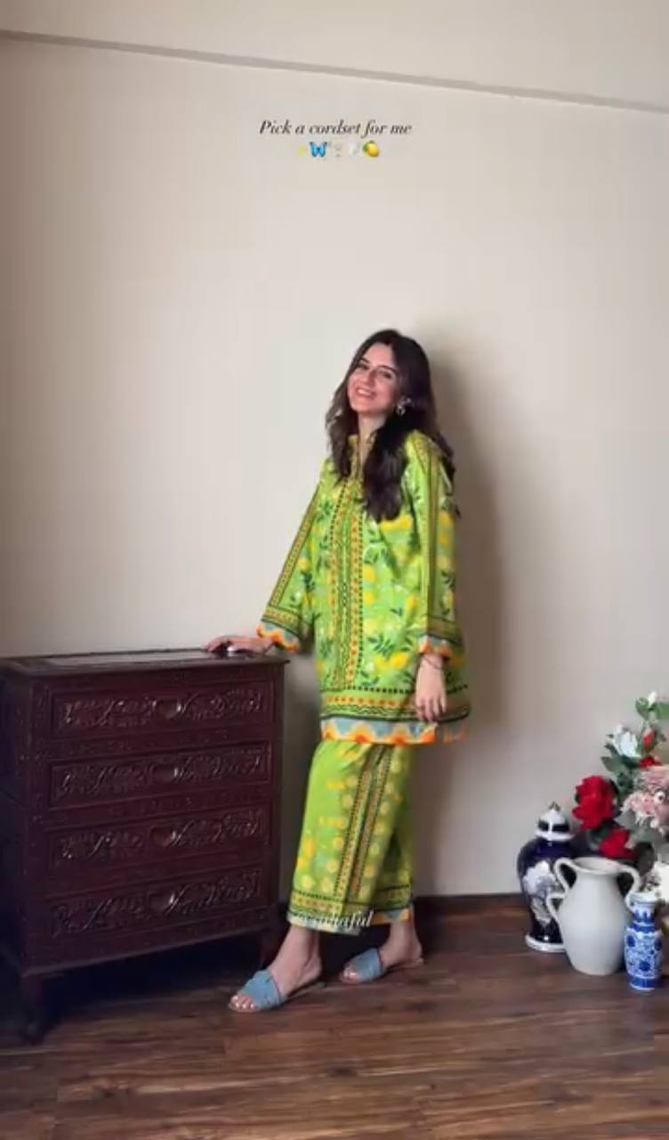 Grand Launch Stylish Crepe Top & Palazzo Set from Kuala Collection