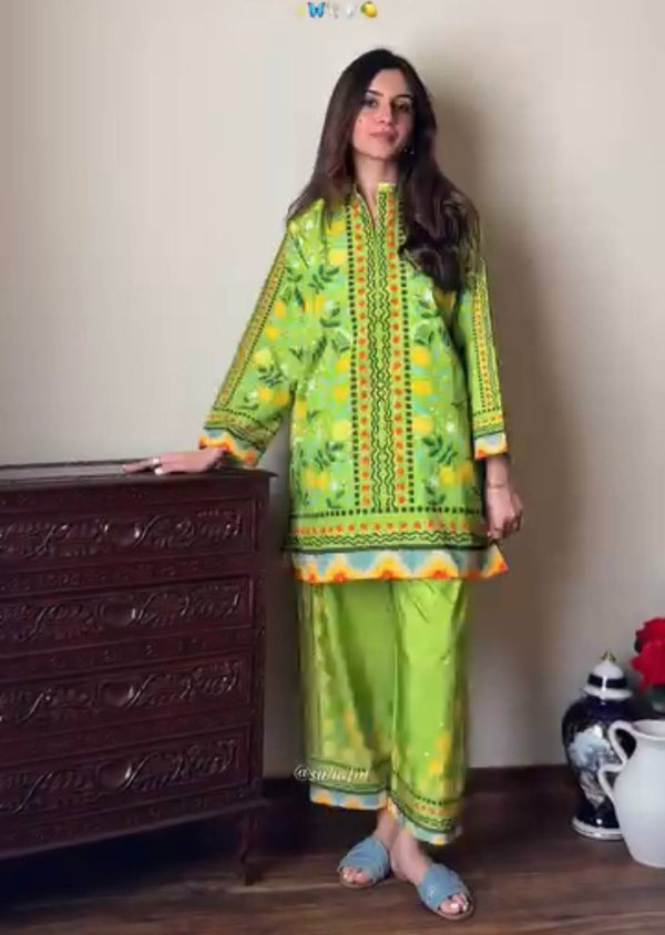 Grand Launch Stylish Crepe Top & Palazzo Set from Kuala Collection