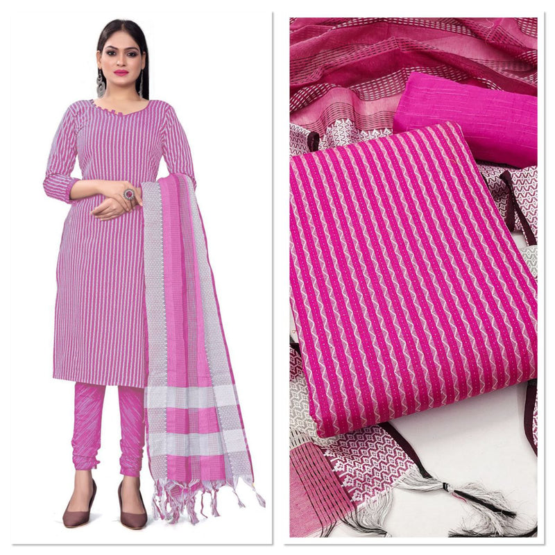 CASUAL WEAR JACQUARD COTTON SUIT SET