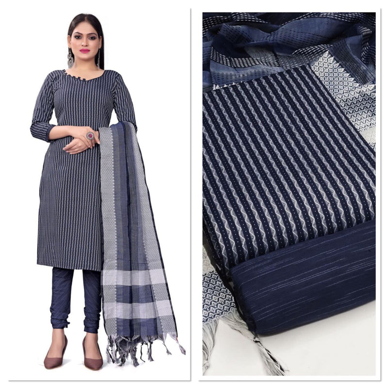 CASUAL WEAR JACQUARD COTTON SUIT SET