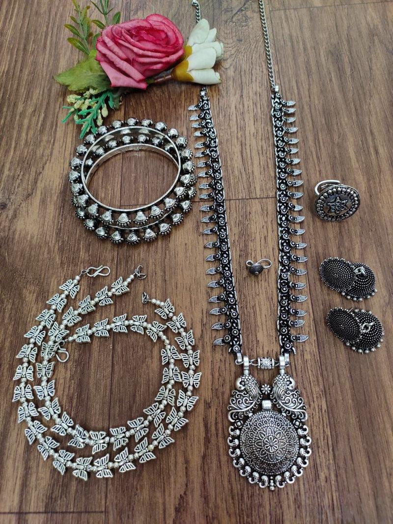 Kuala Collection Oxidized Plated Jewellery Combo