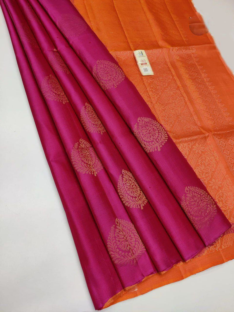 BEAUTIFUL RICH PALLU & JACQUARD WORK SOFT LICHI SILK SAREE COLLECTION BY KUALA COLLECTION