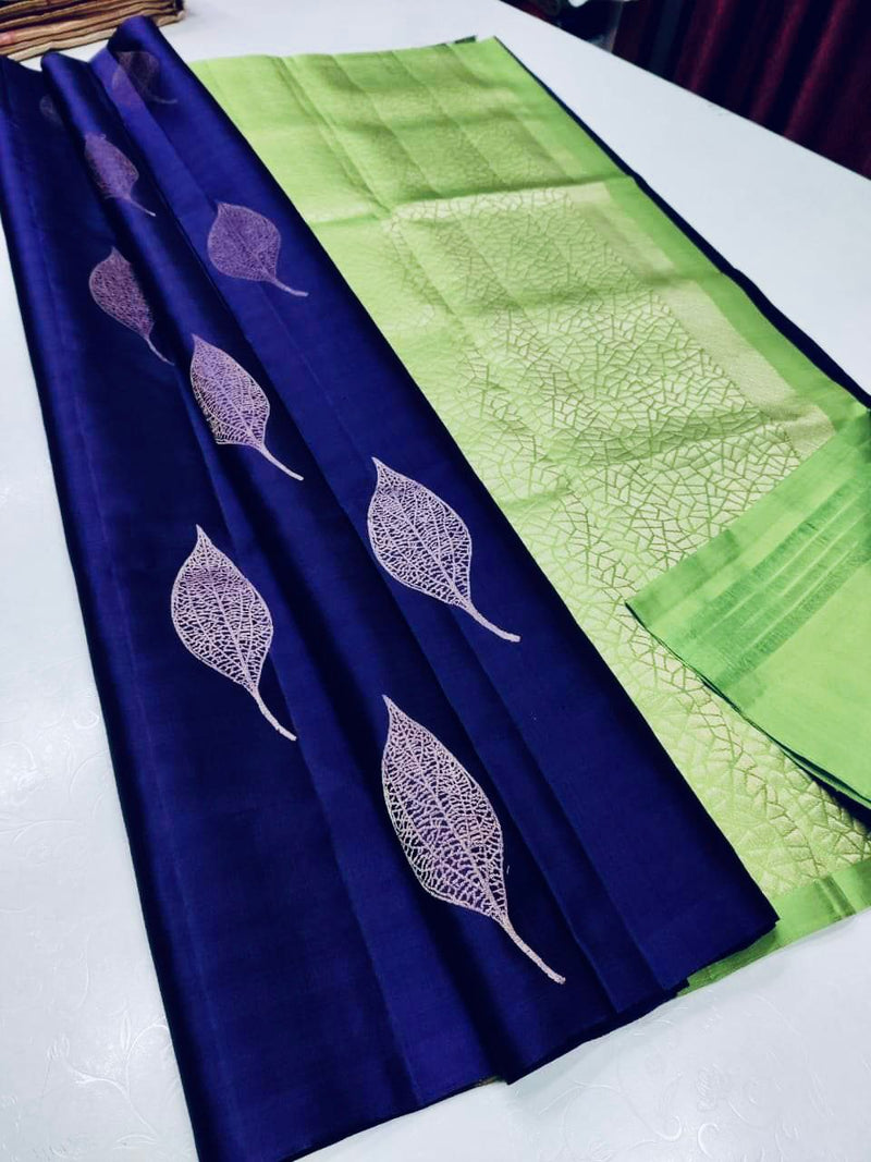 BEAUTIFUL RICH PALLU & JACQUARD WORK SOFT LICHI SILK SAREE COLLECTION BY KUALA COLLECTION