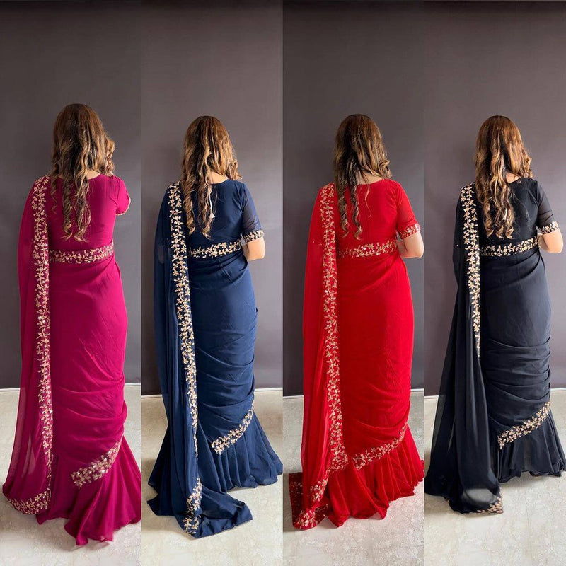 Kuala Collection Launching New Concept Saree With Gown