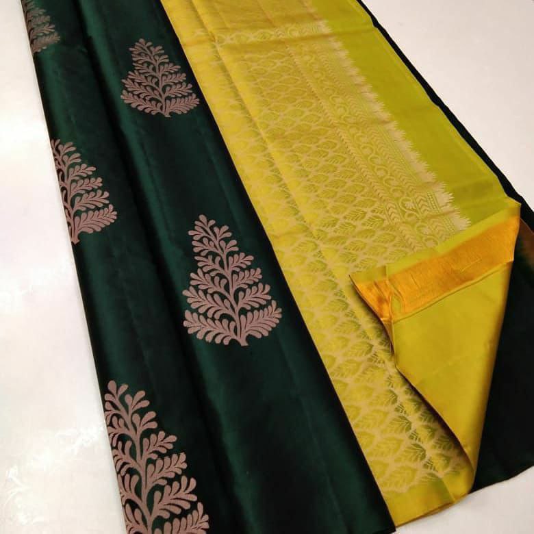 BEAUTIFUL RICH PALLU & JACQUARD WORK SOFT LICHI SILK SAREE COLLECTION BY KUALA COLLECTION