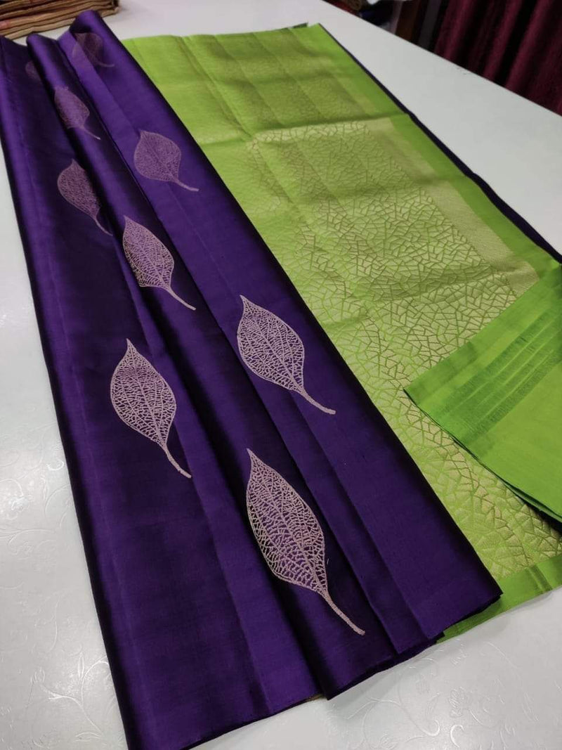 BEAUTIFUL RICH PALLU & JACQUARD WORK SOFT LICHI SILK SAREE COLLECTION BY KUALA COLLECTION