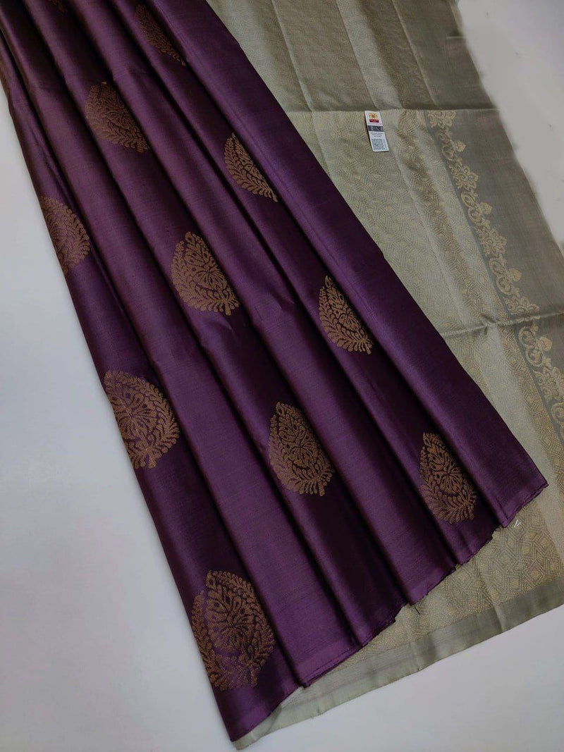 BEAUTIFUL RICH PALLU & JACQUARD WORK SOFT LICHI SILK SAREE COLLECTION BY KUALA COLLECTION