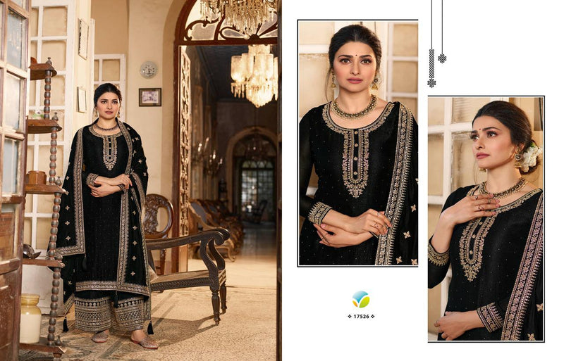 Eye Catching Black Colored Anarkali With Embroidered Work