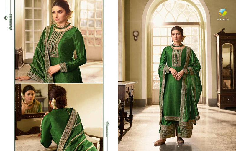 Alluring Green Colored Anarkali With Embroidered Work