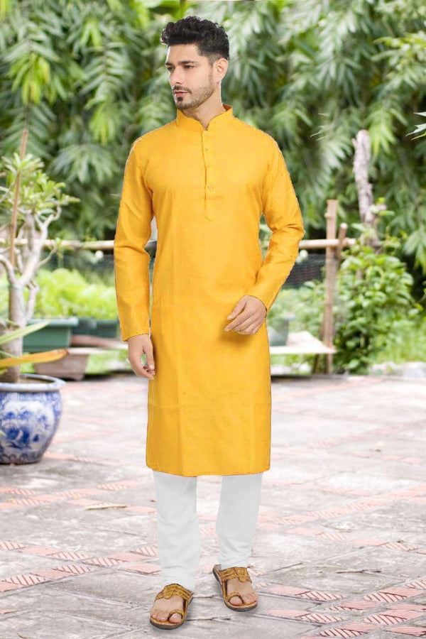 Sunflower Yellow Colored Kurta With Pant