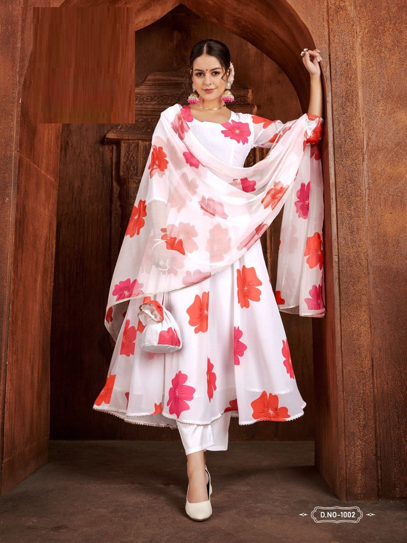 Georgette with digital print Kurti