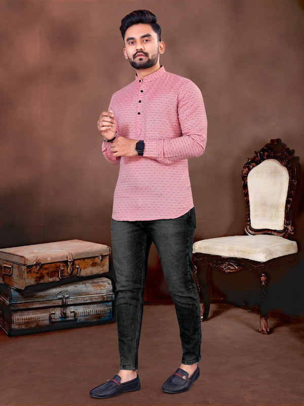 MEN’S COTTON SHORT KURTA