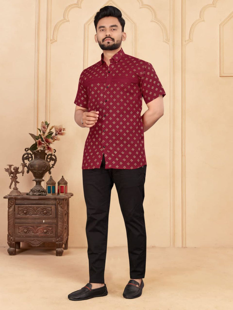 Pongal Special Trending Cotton Short Kurta With Full Sleeve