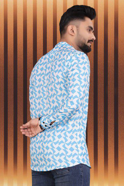 Pongal Special Trending Cotton Short Kurta With Full Sleeve