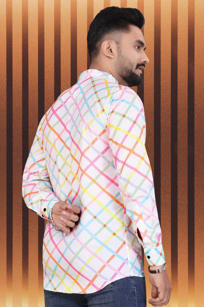 Pongal Special Trending Cotton Short Kurta With Full Sleeve